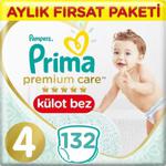 Prima Premium Care 4 Numara Maxi 44 Adet 3'lü Paket Külot Bez
