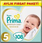 Prima Premium Care 5 Beden Junior 108'li Bebek Bezi