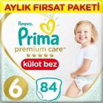 Prima Premium Care Pants 6 Numara Extra Large 28 Adet 3'lü Paket Külot Bez