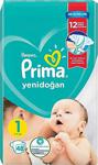 Prima Yenidoğan Bebek Bezi 1 Beden - Numara 2-5 Kg 48 Adet