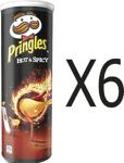 Pringles Hot & Spicy 165 Gr 6'Lı Paket Cips