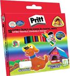 Pritt Jumbo Üçgen Silinebilir 12 Renk Mum Boya