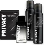 Privacy Addiction Erkek Parfüm Edt 100Ml Ve 2X150Ml Deodorant