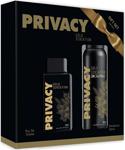 Privacy Gold Sensation Man EDT 100 ml + Deo Sprey 150 ml Erkek Parfüm Seti