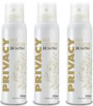 Privacy Gold Sensation Women 150 ml x3 Adet Deo Sprey