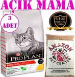 Pro Plan Adult Tavuklu ve Pirinçli 3 kg Yetişkin Kuru Kedi Maması - Açık Paket