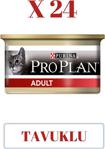 Pro Plan Tavuklu 85 gr 24'lü Paket Yetişkin Kedi Konservesi