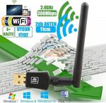 Prodepo Wifi Usb Adaptör Wireless Alıcı 2.4 Ghz 300Mbps Laptop Pc Bilgisayar