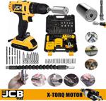 Projcb Plus X-Torq Jsr 3250 Li̇ + 27 Pcs +7-19 Soket Çift Akülü Metal Şanzımanlı Şarjlı Matkap