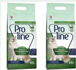 Proline Bentonit Topaklaşan 10 Lt 2'Li Paket Kedi Kumu