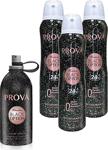 Prova Black Option Edp Kadın Parfüm 120 Ml Ve Deodorant 150 Ml 3 Adet