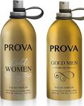 Prova Gold Women Ve Gold Men Kadın Ve Erkek Parfüm Edp 2 X100 Ml