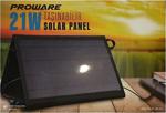 Proware Taşınabilir Solar Panel Güç Kaynağı 21W