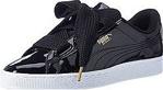 Puma Basket Heart Patent Kadın Sneaker, Çok Renkli (Puma Black-Puma Black 01), 42-43