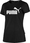 Puma Ess Logo Tee Kadın Siyah T-Shirt 100409086