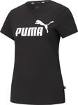 Puma Ess Logo Tee Siyah Kadın T-Shirt 101085582