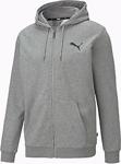 Puma Ess Small Logo Fz Hoodie Tr Medium Gray