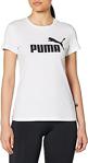 Puma Essentials Logo Kadın Tişört Kadın White S