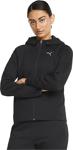 Puma Evostripe Full-Zip Hoodie Kadın Siyah Günlük Stil Sweatshirt 84707301