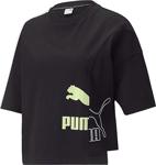 Puma Mis Oversized Tee Kadın Siyah Günlük T-Shirt - 534468-01