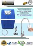 Pure Water 8Lt Metal Tankli 5 Aşamali Su Aritma Ci̇hazi