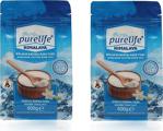 Purelife Himalaya Tuzu - Set - Ince Iyotlu Kristal Kaya Tuzu Beyaz - 2X500G