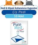 Puremed 60X90 Cm 10'Lu Kedi Köpek Çiş Pedi