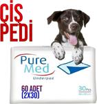 Puremed 60X90 Cm 30'Lu 2 Adet Kedi Köpek Çiş Pedi