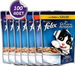 Purina Felix Karışık Kedi Yaş Maması 100 Adet x 100 Gr