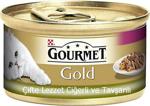 Purina Gourmet Gold Çifte Lezzet Ciğer Ve Tavşan Kedi Konservesi 85Gr