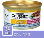 Purina Gourmet Gold Parça Etli Okyanus Balığı Ve Ispanaklı Kedi Konservesi 85Gr 24Lü