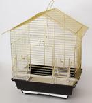 Qh Pet Cage Pirinç Kaplama Kuş Kafesi 30 X 23 X 39 Cm