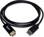 Qport Q-Dph Display Port(M) To Hdmi(M) 1.8 Mt Kablo Dönüştürücü