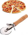 Queen'S Kitchen Ahşap Saplı Çelik Bıçaklı Lüx Pizza Kesici