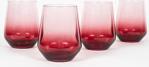 Rakle New Iconic 4'Lü Su Bardağı Seti Kırmızı 425 Cc
