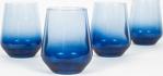 Rakle New Iconic 4'Lü Su Bardağı Seti Mavi 425 Cc
