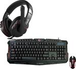 Rampage Km-r7738 Klavye+mouse+kulaklık Gaming Oyuncu Klavye Mouse Kulaklık KM-R7738