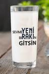 Ranadan Özel Tasarım Tekli Sevmeyeni Bırakın Yazılı Rakı Bardağı