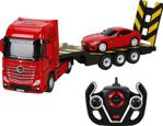 Rastar R/C Uzaktan Kumandalı Mercedes Actros Tır + AMG GT Araba - Kırmızı