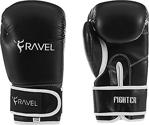 Ravel Unisex Boks Antreman Eldiveni Fighter, Siyah, 10 Oz