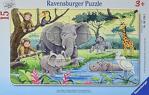 Ravensburger 15 Parça Hayvanlar Çerçeveli Puzzle