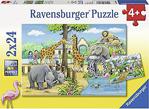 Ravensburger Puzzle 2 X 24 Parça Zoo 078066