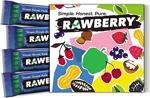 Rawberry % Protei̇n Bar (4Lü Tanişma Paketi̇) ` Yer Fistikli Vegan İlave Şekersi̇z Glutensi̇z Yüksek Li̇fli̇ Katkisiz Koruyucusuz Bar Multipack