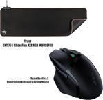 Razer Basilisk X Hyperspeed Kablosuz Gaming Mouse + Trust Gxt 764 Glide - Flex Xxl Rgb Mousepad