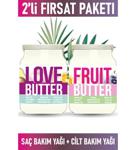 Rc Cosmetic Love Butter Saç Bakim Yaği 190Ml& Fruit Butter Ci̇lt Bakim Yaği 190Ml Saç& Ci̇lt Bakim Seti̇