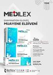 Reflex Glove Reflex Medilex Pudrasız Mavi Muayene Eldiven 100 Lü / S Beden