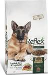 Reflex Kuzu Etli Sebzeli Pirinçli Yetişkin Köpek Maması 1000 Gr -Açık