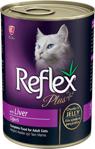 Reflex Plus Ciğerli 400 gr Yetişkin Kedi Konservesi
