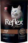 Reflex Plus Dana Etli Sos İçinde Parça Etli 100 gr Yetişkin Kedi Konservesi