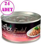 Reflex Plus Essential Ton Balıklı ve Somonlu 70 gr 24'lü Paket Yavru Kedi Konservesi